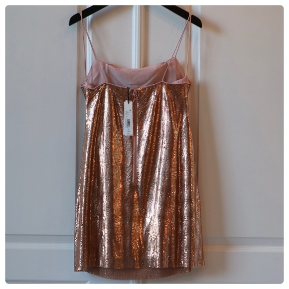 ALICE + OLIVIA Harmony Chainmail Mini Slip Dress - Picture 10 of 12